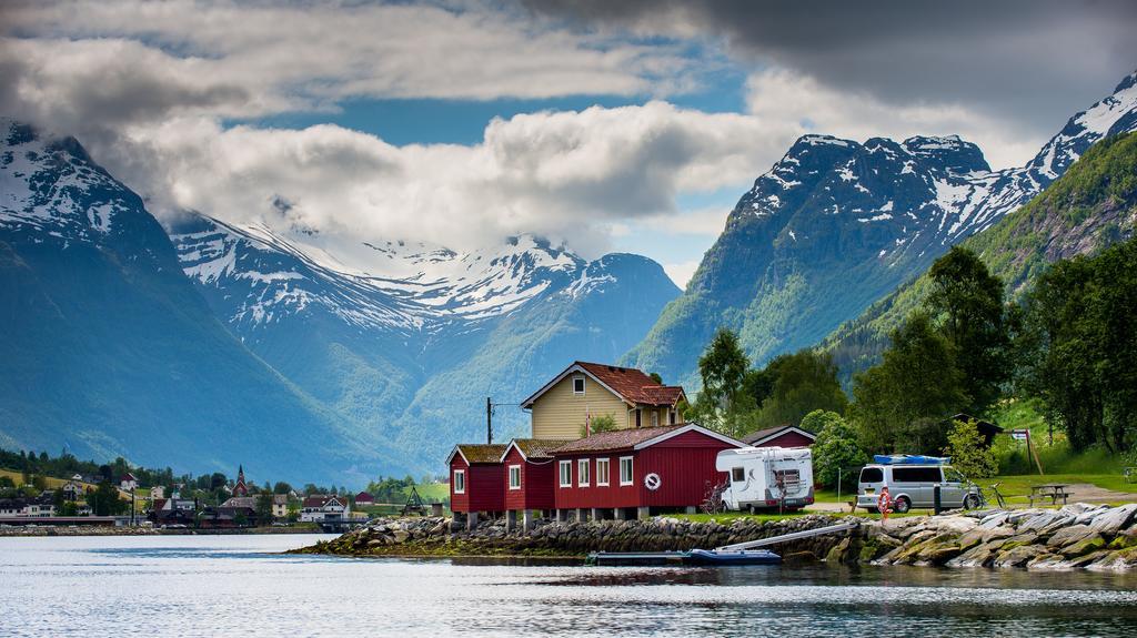 Nesset Fjordcamping Олден Экстерьер фото