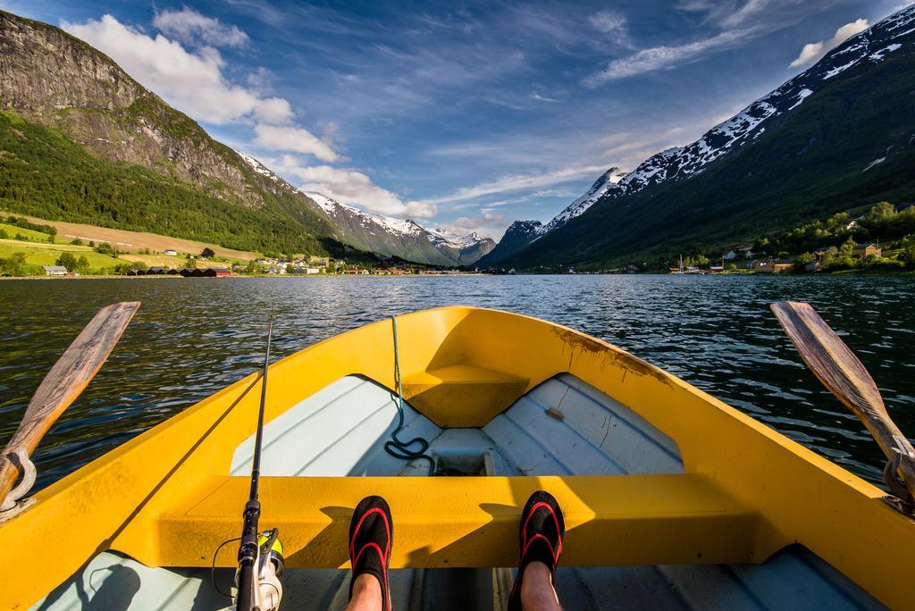 Nesset Fjordcamping Олден Экстерьер фото