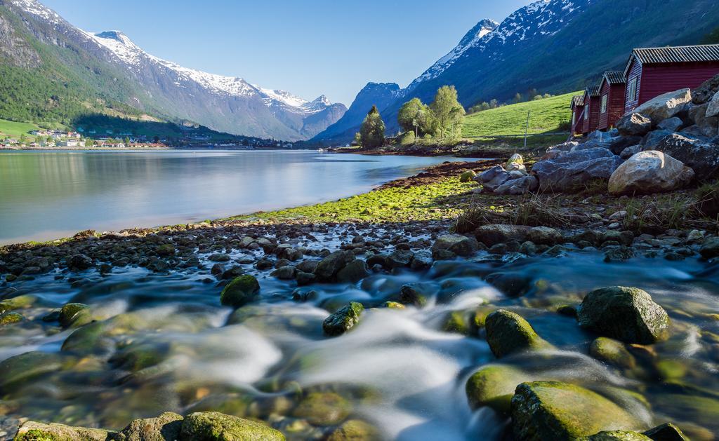 Nesset Fjordcamping Олден Экстерьер фото