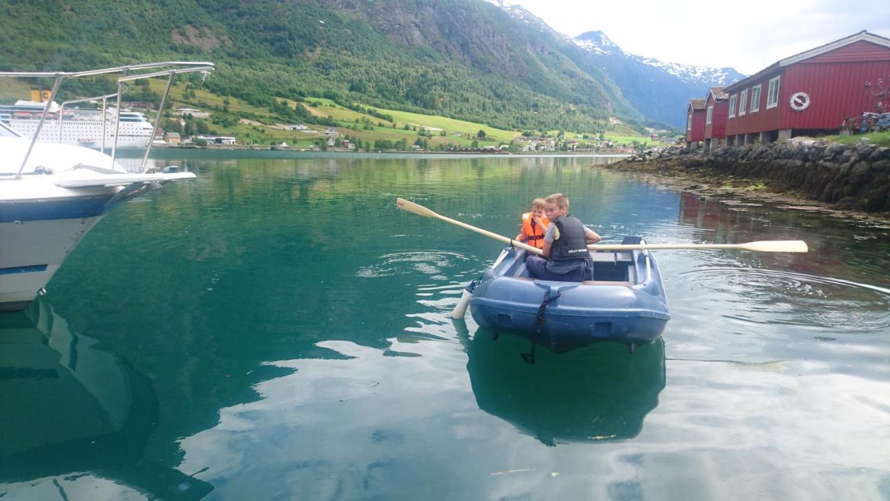 Nesset Fjordcamping Олден Экстерьер фото